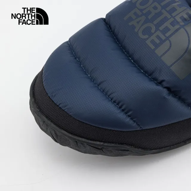 【The North Face 官方旗艦】北面男款藏青色舒適輕便保暖營地鞋｜5G2F92A