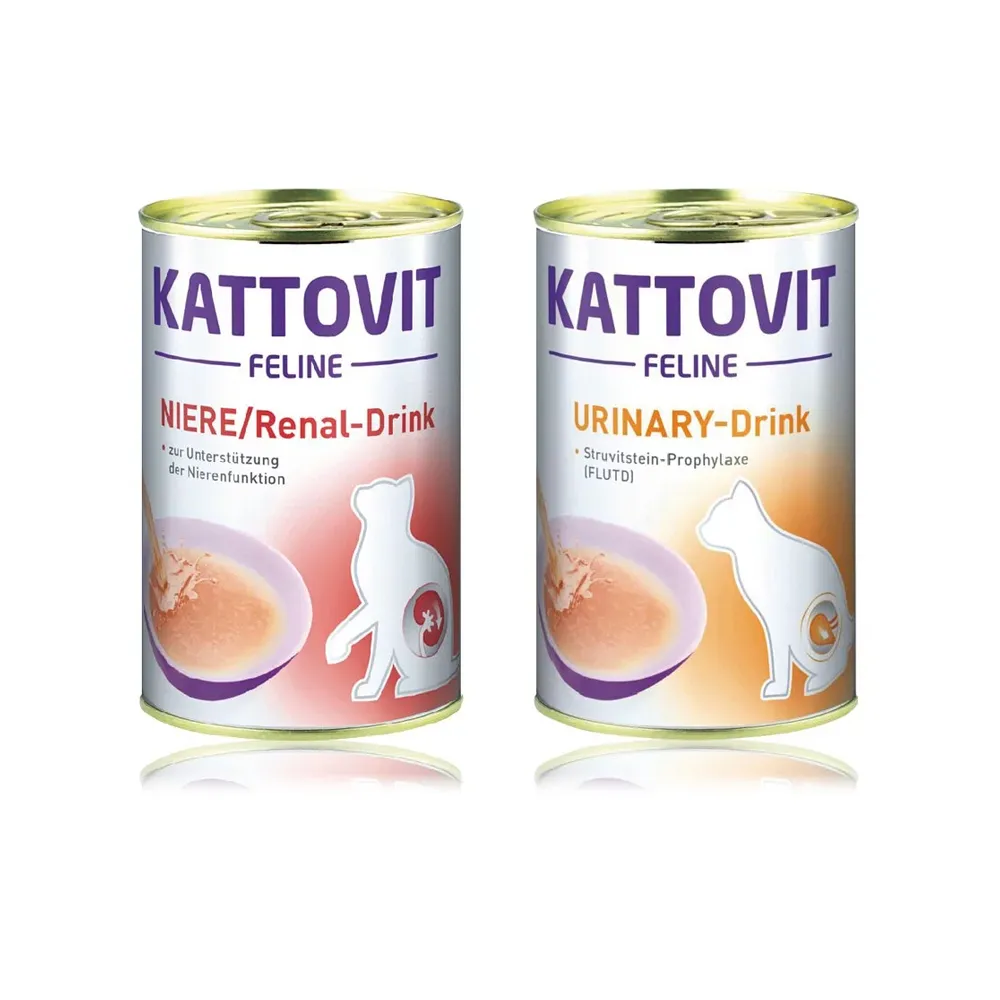 【Kattovit 康特維】德國貓咪處方食品貓罐-肉汁系列 135ml-24罐(副食 全齡貓 貓罐頭 腎臟 泌尿)