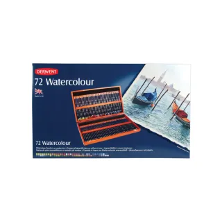 【Derwent 德爾文】WATER COLOUR水性色鉛72色-木盒
