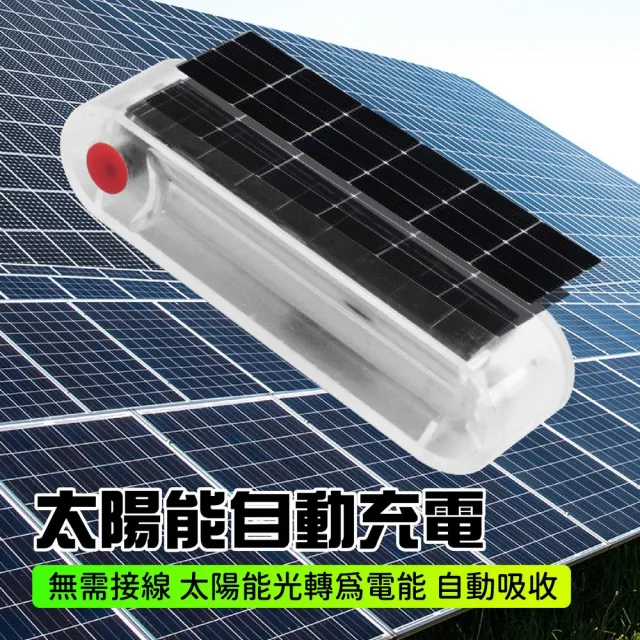 【kurumapop】免接線太陽能警示燈 多款可選(夜間LED安全燈/電動車七彩閃爍燈)