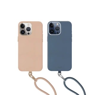 【UNIQ】iPhone 15 Pro 6.1吋 Coehl Muse質感可磁吸棉繩掛繩兩用手機殼