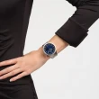 【SWATCH】金屬 BIG BOLD IRONY 系列手錶 INDIGO HOUR 金屬鍊帶 海軍藍 男錶 女錶 手錶 瑞士錶(47mm)