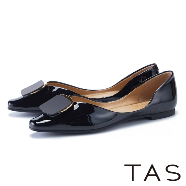 TAS 愜意夏日雙帶水鑽羊皮厚底涼鞋(棕色)折扣推薦