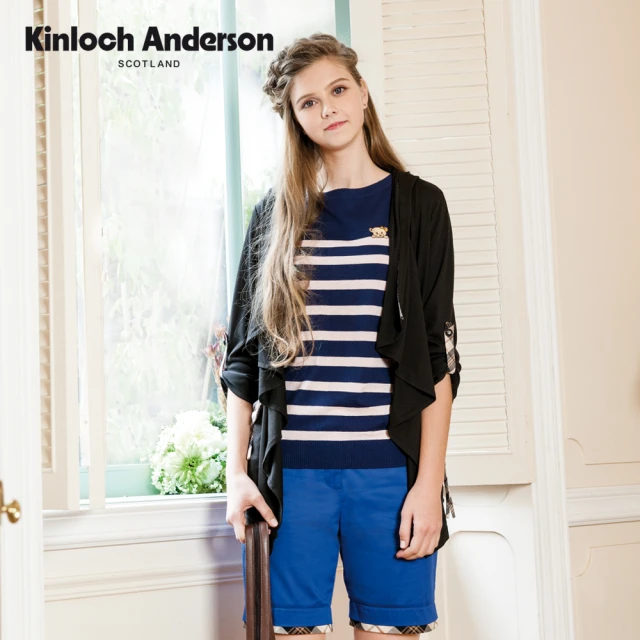 Kinloch Anderson 英倫格紋彈性短褲 金安德森女裝(KA0682004 寶藍色)