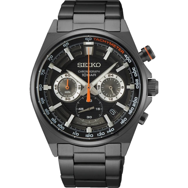 SEIKO 精工 CS 賽車三眼計時男錶 41mm(SSB399P1 / 8T63-00T0SD)