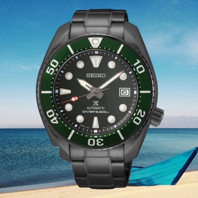 SEIKO 精工 PROSPEX系列 DIVER SCUBA 防水200米 SUMO 相撲 潛水機械腕錶(SPB195J1/6R35-01A0G)