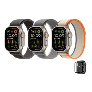 犀牛盾保貼組【Apple】Apple Watch Ultra2 LTE 49mm(鈦金屬錶殼搭配越野錶環)