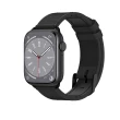 【SwitchEasy 魚骨牌】Apple Watch Ultra2/Ultra/9/8/7/6/5/4/3/SE Hybrid 矽膠真皮革錶帶(最新S9/Ultra 2)