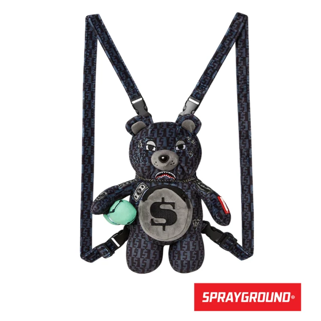 SPRAYGROUND SPRAYGATTI REVV 迷你熊後背包(黑色)