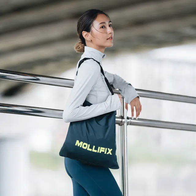 【Mollifix 瑪莉菲絲】多功能潮流收納包、交換禮物、運動小物、運動配件、運動包(夜暮綠)
