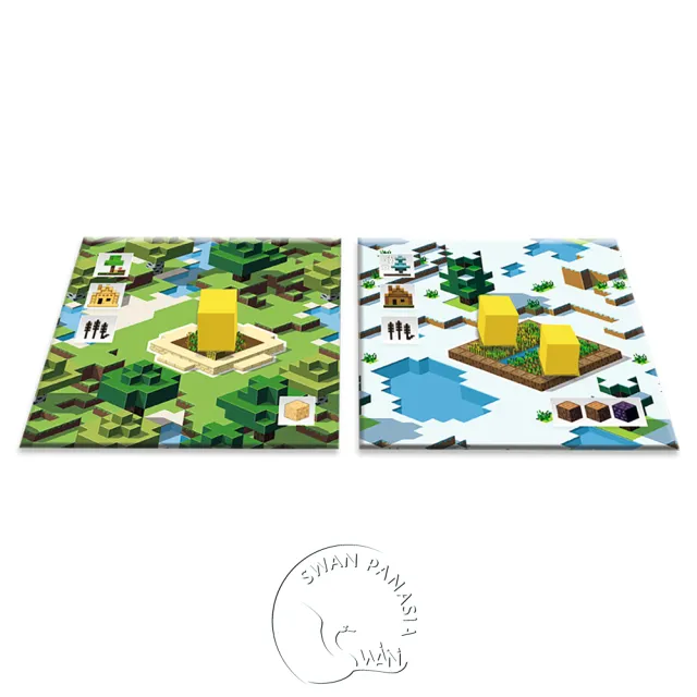 【新天鵝堡桌遊】當個創世神農夫市集擴充 MINECRAFT：BUILDERS & BIOMES FARMER’S MARKET EX(全家一起來)