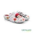 【GRUNLAND】義大利超可愛藝術名人系列保暖拖鞋 芙烈達卡蘿 灰(義大利進口健康舒適鞋)
