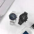 【CITIZEN 星辰】光動能 萬年曆 電波錶 藍寶石水晶玻璃 日期 不鏽鋼手錶 藍色 43mm(AT8260-85L)