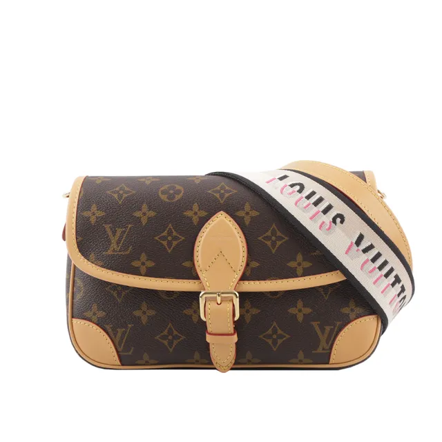 【Louis Vuitton 路易威登】Diane Monogram 帆布翻蓋二用馬鞍包(M45985)