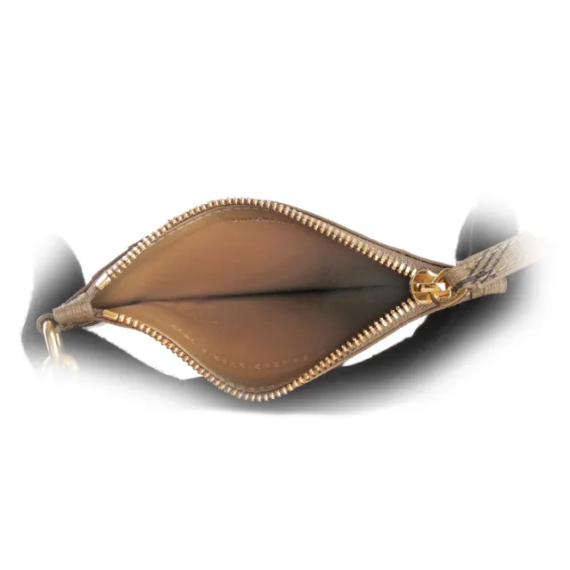 【Balenciaga 巴黎世家】BB Monogram 小款金釦卡片夾_附可拆式掛繩(米色/棕色)