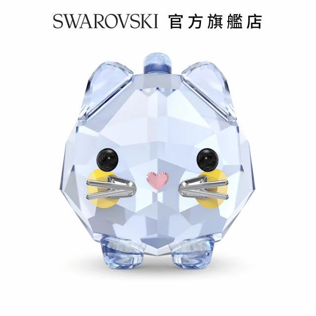 SWAROVSKI 施華洛世奇 Chubby Cats藍貓(限量商品)