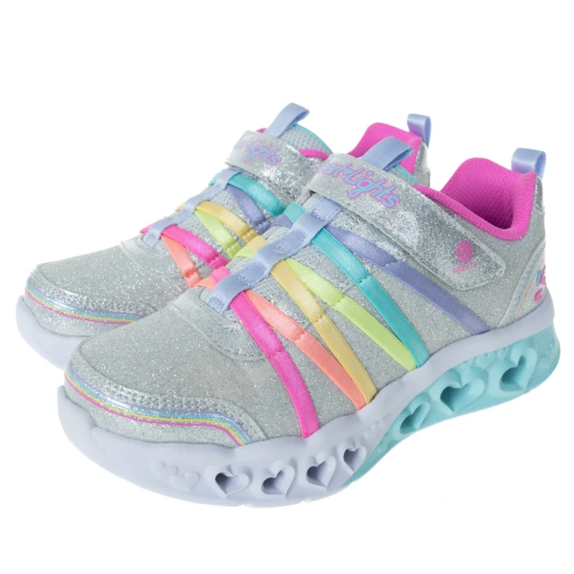 SKECHERS 女童系列 燈鞋 FLUTTER HEART LIGHTS(303252LSMLT)