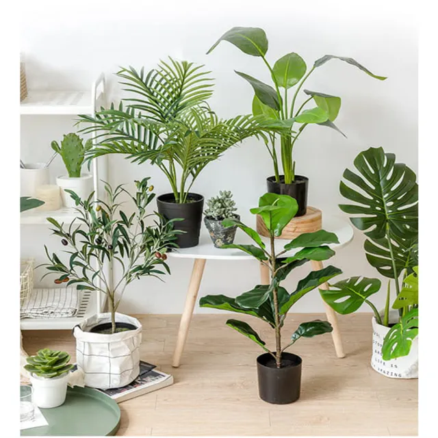 【Meric Garden】北歐風格居家裝飾高仿真大型景觀植栽擺設盆栽(旅人蕉 L)