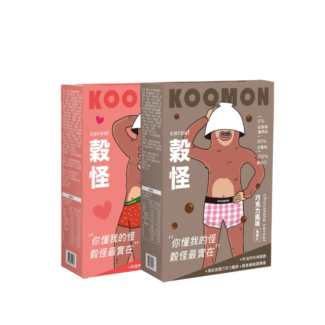 KOOMON穀怪高纖脆榖片180g(高纖 非油炸 早餐 麥片