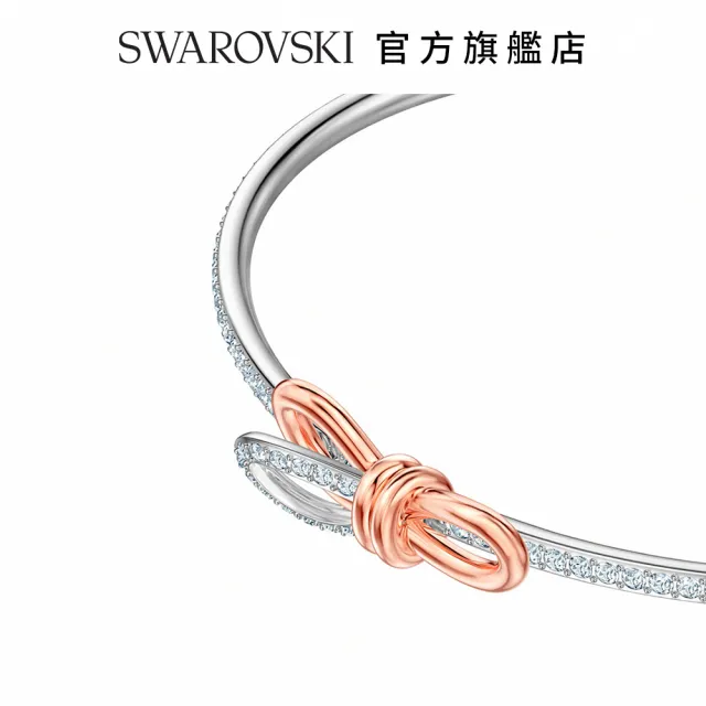 【SWAROVSKI 官方直營】Lifelong Bow 多色優雅蝴蝶結手鏈 交換禮物