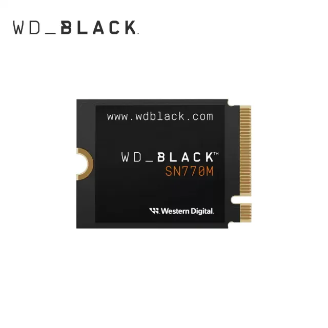 【WD 威騰】SN770M 1TB M.2 2230 PCIe 4.0 NVMe SSD(讀：5150MB/s 寫：4900MB/s)