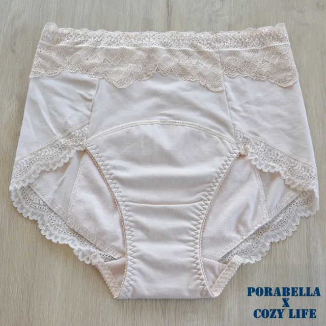 【Porabella】三件一組 生理褲 生理內褲加大加寬防側漏 加大尺碼內褲 高腰內褲 女生內褲 UNDERWEAR