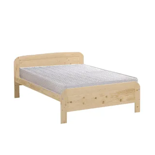 【A FACTORY 傢俱工場】太原 房間組 松木床架+獨立筒床墊 單大3.5尺