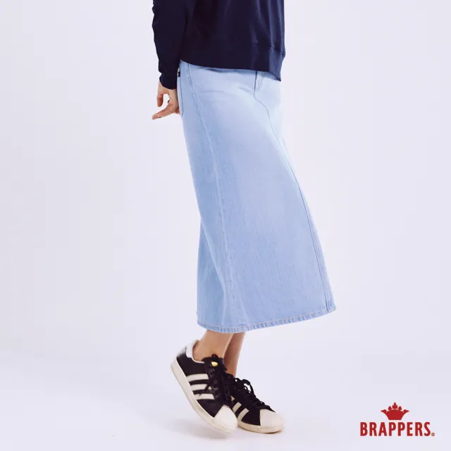 【BRAPPERS】女款 Boy friend系列-全棉八分裙(淺藍)