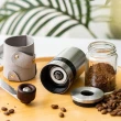 【PO:】不鏽鋼陶瓷塗層保溫咖啡杯組(棱角保溫杯460ml/磨豆機)(多色可選)