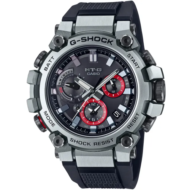 CASIO 卡西歐】G-SHOCK MT-G 太陽能智慧藍芽連線電波錶(MTG-B3000-1A