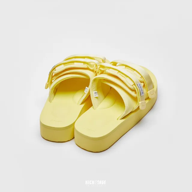 【SUICOKE】MOTO-PO - Lemon 萊姆黃 尼龍 厚底 魔鬼氈 拖鞋 SK23056POLM