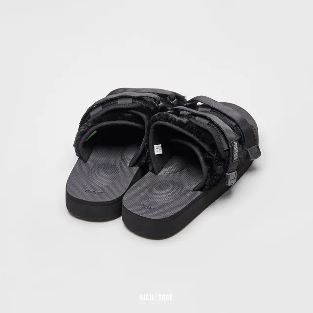 【SUICOKE】MOTO-FURab - Black 黑色 毛絨 魔鬼氈 拖鞋 SK23056FABBK