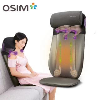 【OSIM】智能背樂樂2 OS-290S 組合品(按摩背墊/按摩椅墊/肩頸按摩)