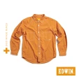 【EDWIN】男裝 PLUS+ 洗褪工裝長襯衫(暗黃色)