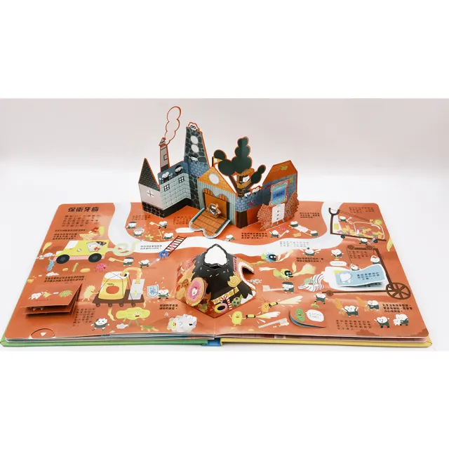 【禾流文創】人體知識立體書-歡迎光臨牙齒王國！