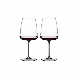 【Riedel】Winewings 希哈紅酒杯-單杯裝-2入(前衛翅膀造型)