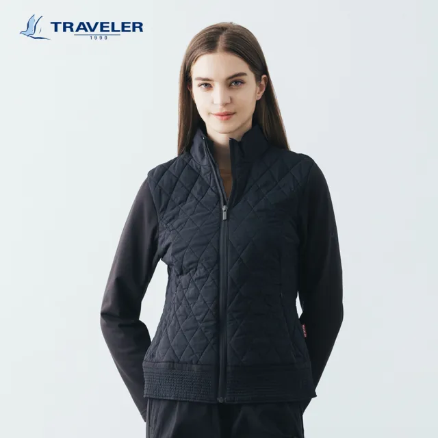 【TRAVELER 旅行者】女款防風撥水Primaloft鋪棉保暖外套_232TR224(防風/防撥水外套)