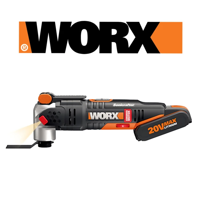 【WORX 威克士】20V 無刷鋰電磨切機-雙電池套裝組(WX693.1)