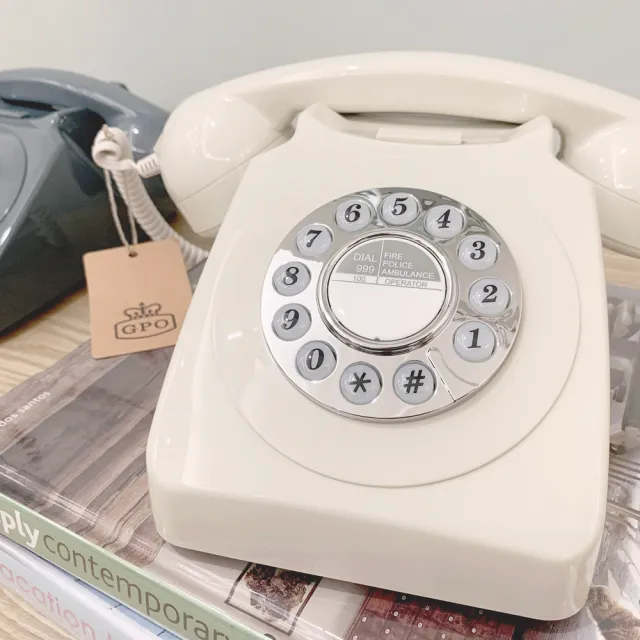 【GPO】746 英國經典復古電話-按鍵式-多色可選(746 PHONE、懷舊電話、復古風、英式電話、有線電話)