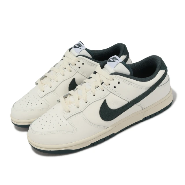 NIKE 耐吉NIKE 耐吉 休閒鞋 Dunk Low Deep Jungle 米白 綠 男鞋 百搭 仿舊 奶油底(FQ8080-133)