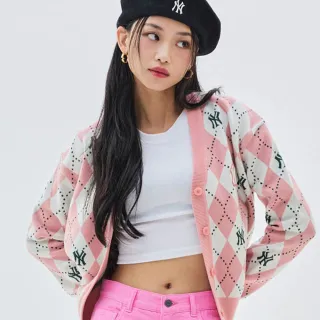 【MLB】女版針織衫 MONOGRAM系列 紐約洋基隊(3FKCM0134-50PCS)