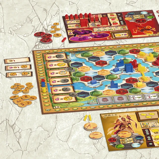 【新天鵝堡桌遊】大地新秘境TERRA NOVA(經典必備款/全家一起來/兩人也好玩)