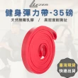 【樂茲赫LEZER】健身彈力帶 35磅(紅色款 天然乳膠材質)