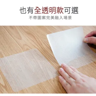 【Echain Tech】透明金鋼砂防滑貼片 猴子 單片 12x12cm(止滑貼片/浴室止滑貼/地磚貼/樓梯止滑貼)