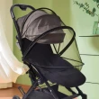 【Airy 輕質系】全罩式嬰兒推車拉鍊蚊帳