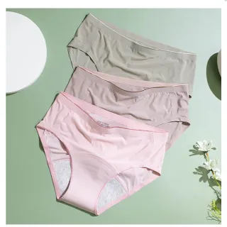 【Porabella】生理褲 生理內褲加大加寬防側漏 加大尺碼內褲 中腰內褲 女生內褲 UNDERWEAR