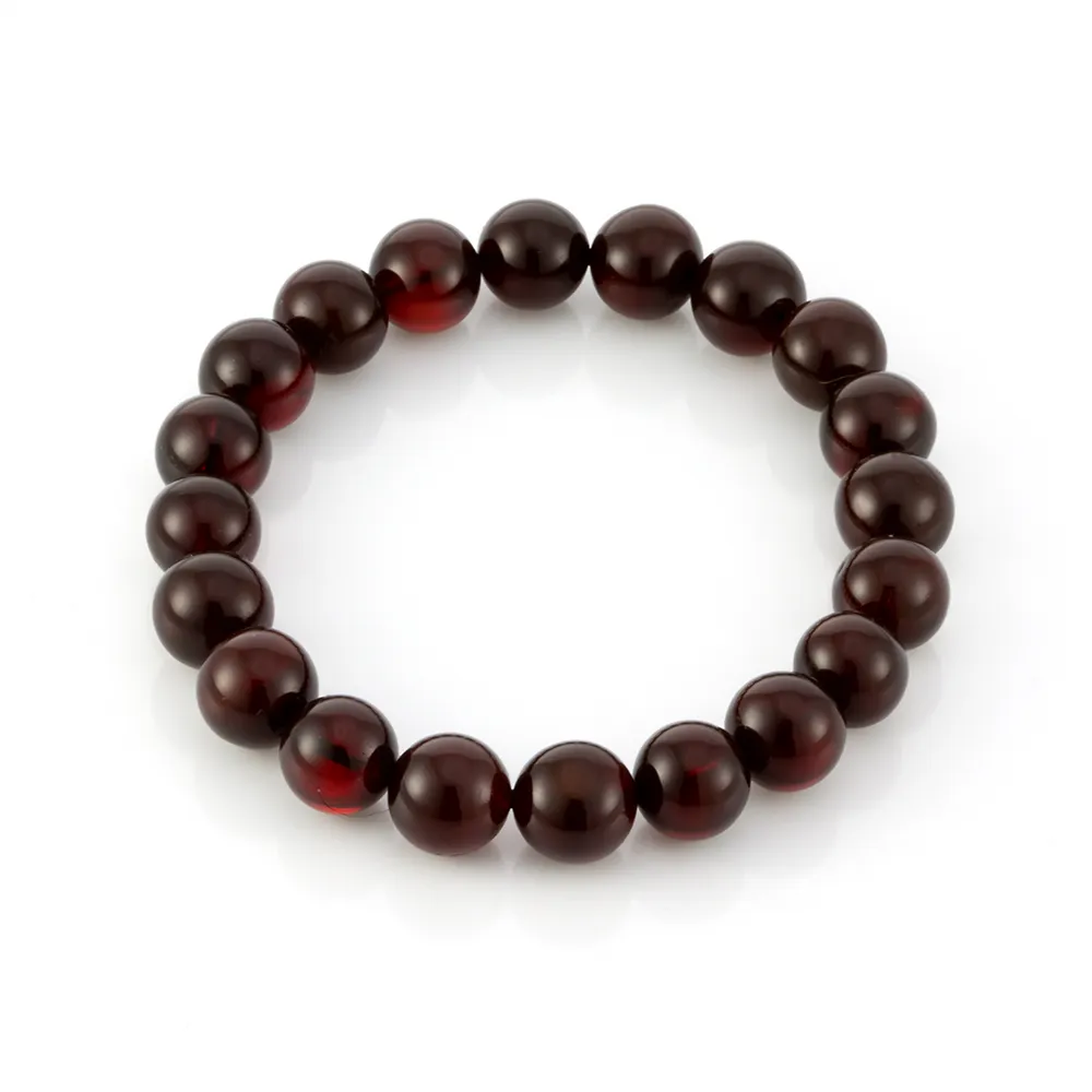 【Woogie武吉珠寶】琥珀蜜蠟棕血珀手鍊(正宗緬甸血珀)