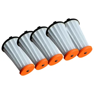 【PUREBURG】5入組-適用Electrolux伊萊克斯EF144A完美管家無線吸塵器 副廠集塵濾網ZB3233B ZB3113 ZB3012