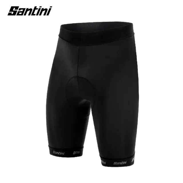 【Santini】「立方體」平口短褲 MAX襯墊(自行車/車褲/男性自行車衣/自行車褲/自行車服飾)