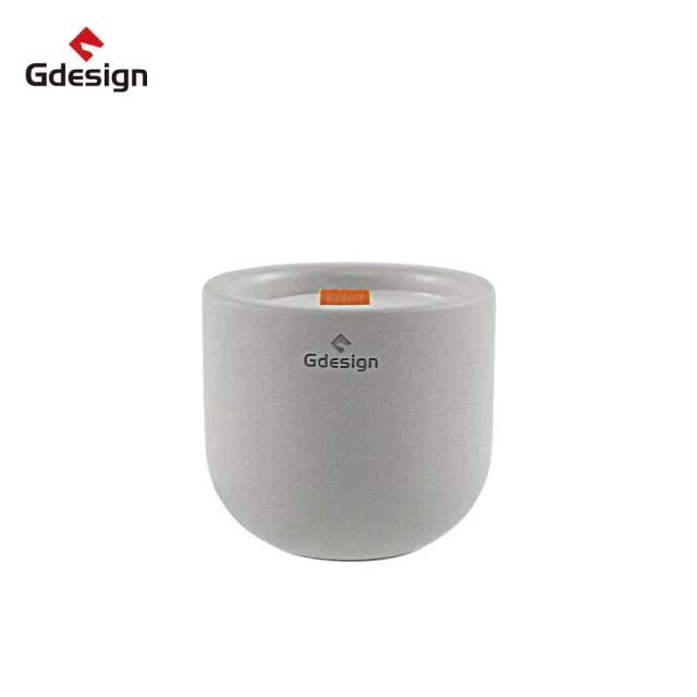 【Gdesign】簡約灰泥系質感香氛蠟燭 175g(香氛蠟燭、花香蠟燭、融蠟燈、多巴胺、擴香、情人節禮物、)